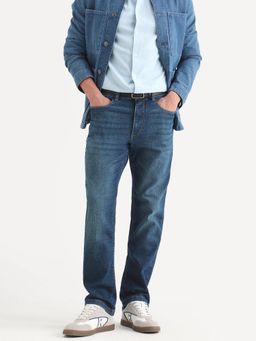 Rare Rabbit - Blue Solid/Plain Regular Casual Jeans