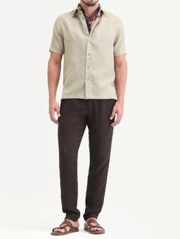 Rare Rabbit - Brown Solid/Plain Regular Casual Trouser