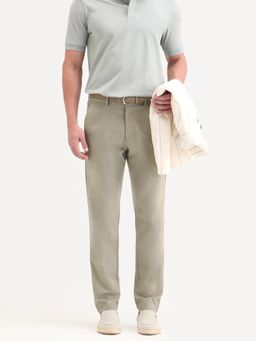 Rare Rabbit - Green Solid/Plain Regular Casual Trouser