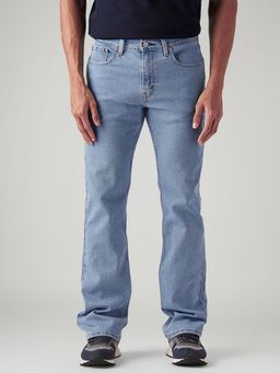 Levi's - Men's 527 Light-Blue Straight Fit Mid Rise Jeans