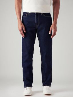 Levi's - Men's 541 Dark-Blue Athletic Tapered Fit Mid Rise Jeans