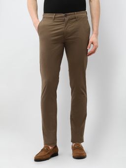 U.S. POLO ASSN. - Brown Solid/Plain Regular Casual Trouser