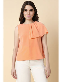 Allen Solly - Women Orange Solid Casual Top