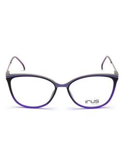 IRUS - Women Full Rim Cat Eye Matt Purple TR90 Eyeglass Frame (51)