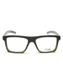 IRUS - Men Full Rim Square Shiny Crystal Multi-Color Acetate Eyeglass Frame (53)