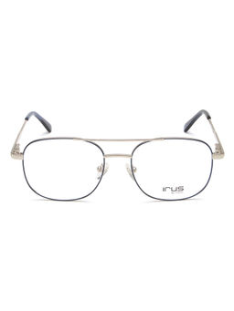 IRUS - Men Full Rim Square Matt Black Metal Eyeglass Frame (53)