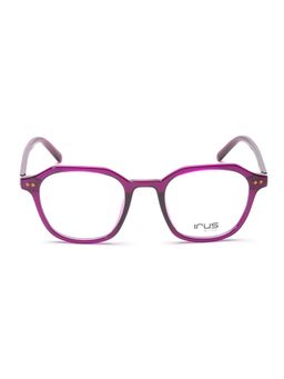 IRUS - Unisex Full Rim Square Shiny Crystal Purple TR90 Eyeglass Frame (49)