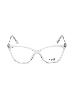 IRUS - Women Full Rim Cat Eye Shiny Crystal White TR90 Eyeglass Frame (50)
