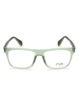 IRUS - Men Full Rim Square Matt Green Polycarbonate Eyeglass Frame (54)