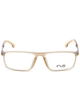 IRUS - Men Full Rim Rectangle Matt Brown TR90 Eyeglass Frame (55)