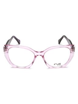IRUS - Women Full Rim Cat Eye Shiny Crystal Purple Acetate Eyeglass Frame (53)