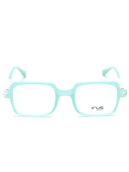 IRUS - Men Full Rim Square Shiny Green Acetate Eyeglass Frame (50)