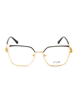 IRUS - Women Full Rim Irregular Shiny Multi-Color Metal Eyeglass Frame (54)