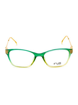 IRUS - Women Full Rim Rectangle Shiny Multi-Color TR90 Eyeglass Frame (49)