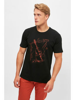 Trendyol - Man Black T-Shirt