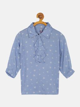 KiddoPanti - Girls Full Sleeve Collar Neck Top