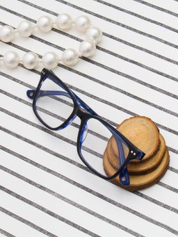 TED SMITH - Full Rim Black Pillow Eyeglasses Frames for Men-Women (52)