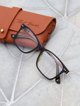 TED SMITH - Full Rim Blue Pillow Eyeglasses Frames for Men-Women (52)