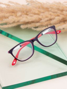 TED SMITH - Full Rim Purple Cat Eye Eyeglasses Frames for Women (49)