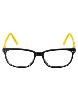 TED SMITH - Full Rim Black Pillow Eyeglasses Frames for Men-Women (52)