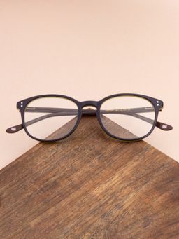 TED SMITH - Full Rim Blue Round Eyeglasses Frames for Men-Women (49)