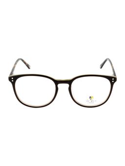 TED SMITH - Full Rim Brown Round Eyeglasses Frames for Men-Women (49)