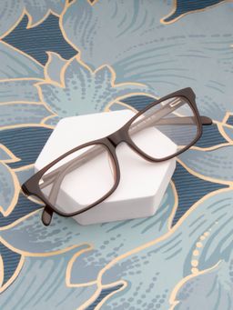 TED SMITH - Full Rim Brown Pillow Eyeglasses Frames for Men-Women (52)