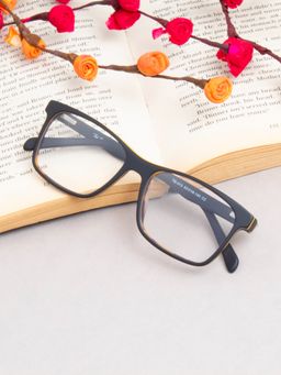 TED SMITH - Full Rim Black Pillow Eyeglasses Frames for Men-Women (53)