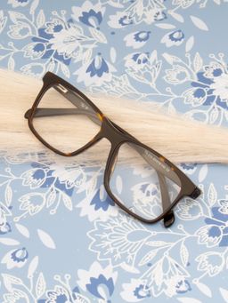 TED SMITH - Full Rim Brown Pillow Eyeglasses Frames for Men-Women (53)