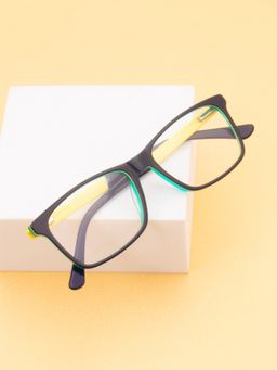 TED SMITH - Full Rim Blue Pillow Eyeglasses Frames for Men-Women (52)