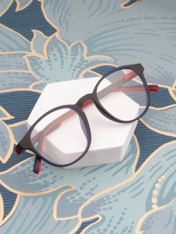 TED SMITH - Full Rim Blue Round Eyeglasses Frames for Men-Women (47)