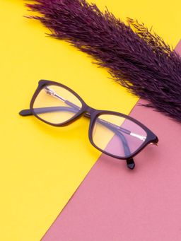 TED SMITH - Full Rim Brown Cat Eye Eyeglasses Frames for Women (51)