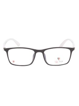 TED SMITH - Full Rim Black Rectangle Eyeglasses Frames for Men-Women (52)