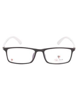 TED SMITH - Full Rim Black Rectangle Eyeglasses Frames for Men-Women (52)