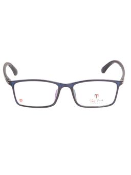 TED SMITH - Full Rim Blue Rectangle Eyeglasses Frames for Men-Women (50)
