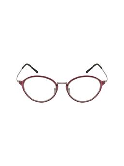TED SMITH - Full Rim Silver Round Eyeglasses Frames for Men-Women (49)