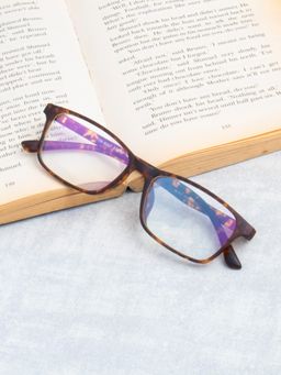 TED SMITH - Full Rim Brown Pillow Eyeglasses Frames for Men-Women (53)