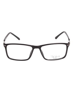 TED SMITH - Full Rim Black Rectangle Eyeglasses Frames for Men-Women (53)