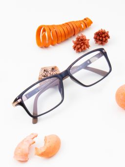 TED SMITH - Full Rim Brown Rectangle Eyeglasses Frames for Men-Women (52)