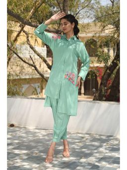 Autumnlane - Tushki Minty Cotton Co-Ord (Set of 2)