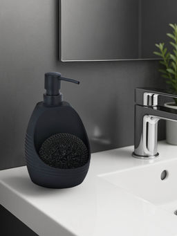 OBSESSIONS - Pvc Solid Soap Dispenser-Black