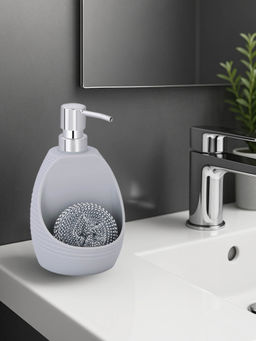 OBSESSIONS - Pvc Solid Soap Dispenser-Light Grey
