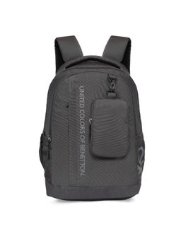 United Colors of Benetton - Unisex Laptop Backpack Apex With Detachable Pouch - Olive