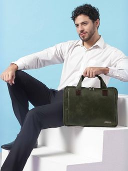 VISMIINTREND - Unisex Professional Office Laptop Messenger Bag - Green