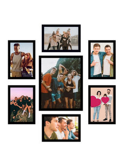 eCraftIndia - Memory Wall Collage Photo Frame - Set of 7 Photo Frames