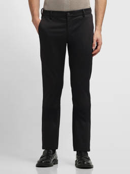 Arrow Sports - Men Dark Brown Hudson Regular Fit Mid Rise Trouser