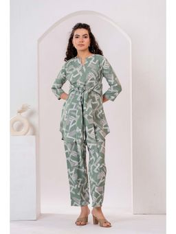Gahan - Women Green Printed Co-Ord Set