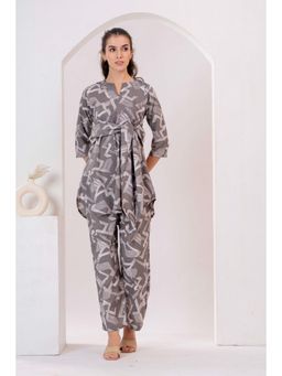 Gahan - Women Grey Printed Co-Ord Set