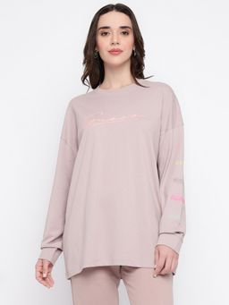 Guess - Women Beige Printed T-Shirt