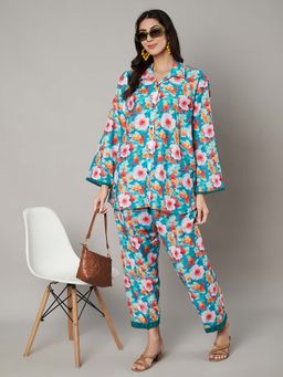 SWI STYLISH - Women'S Formal Green Printed Co Ord Set (Set Of 2)